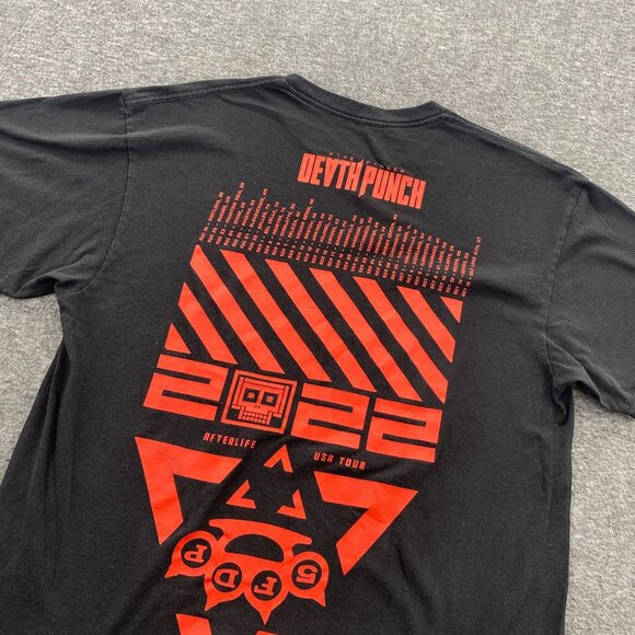 Five Finger Death Punch Afterlife Tour Shirt Band Rock Concert Mens Large Double - Picture 5 of 7